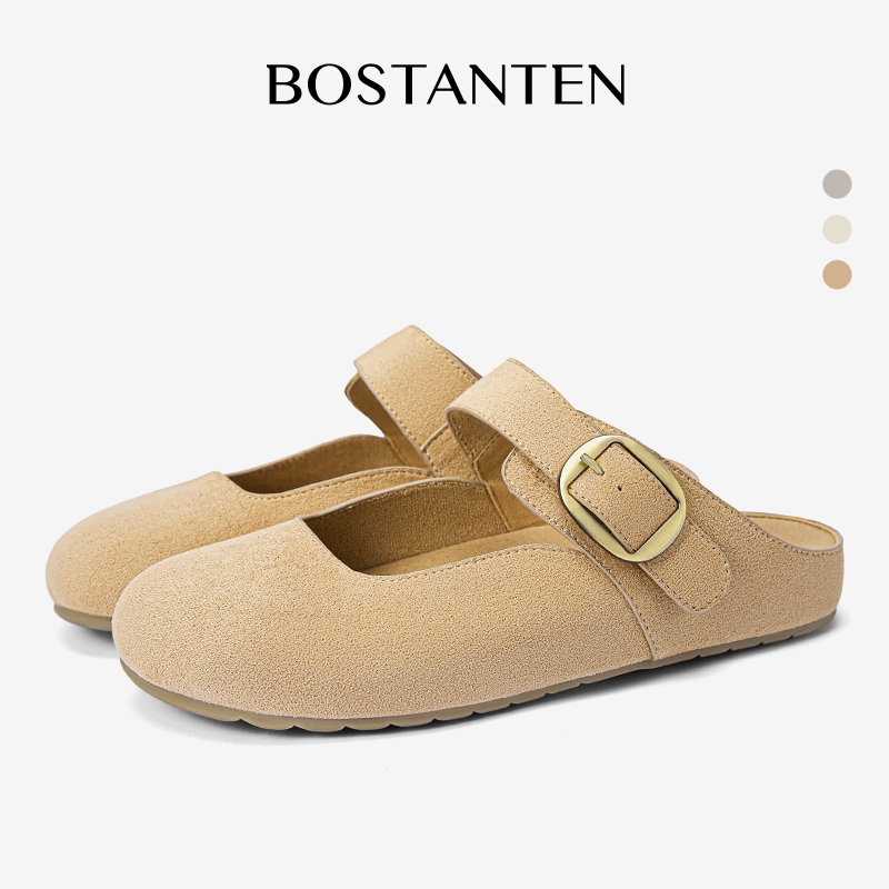 BOSTANTEN Boston Shoes Sepatu Wanita Flat Sandal