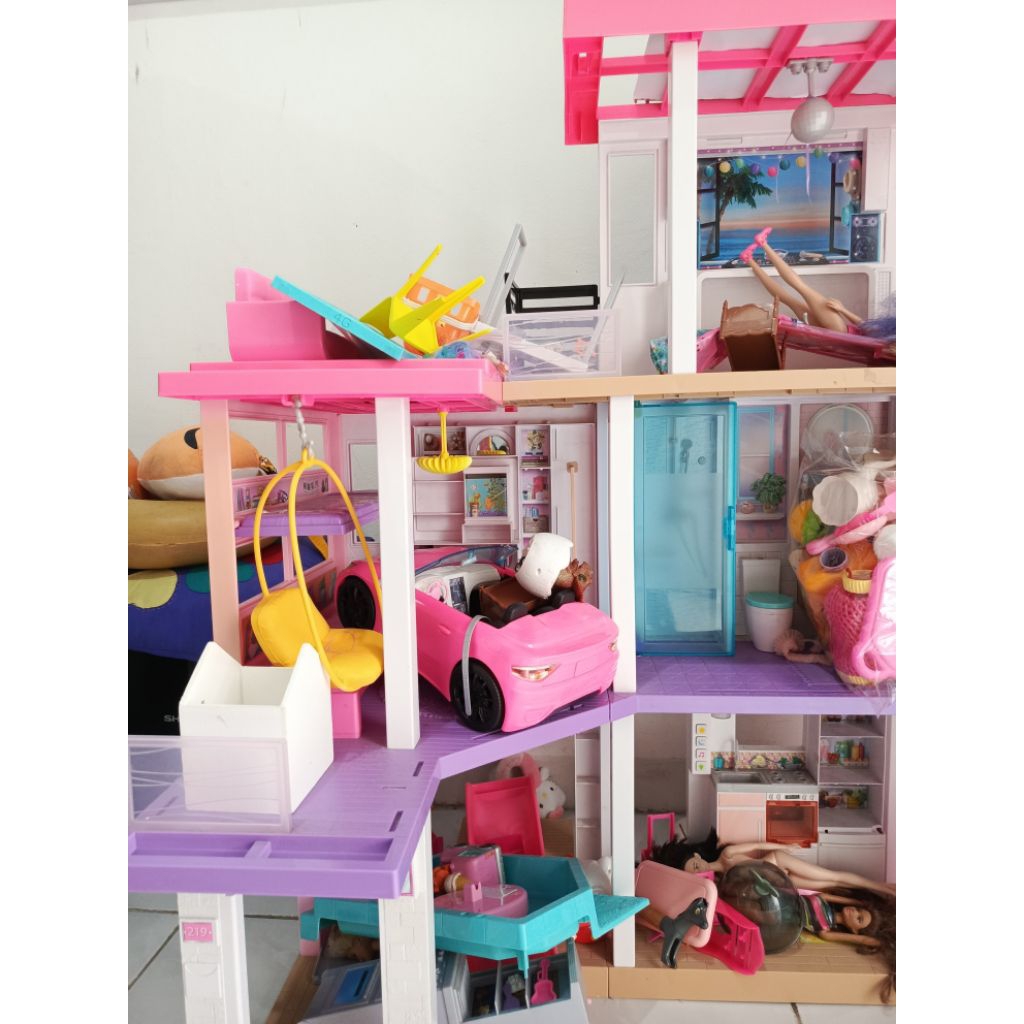 Preloved Mattel Rumah Barbie - Mainan Rumah Barbie - Pritilan Barbie