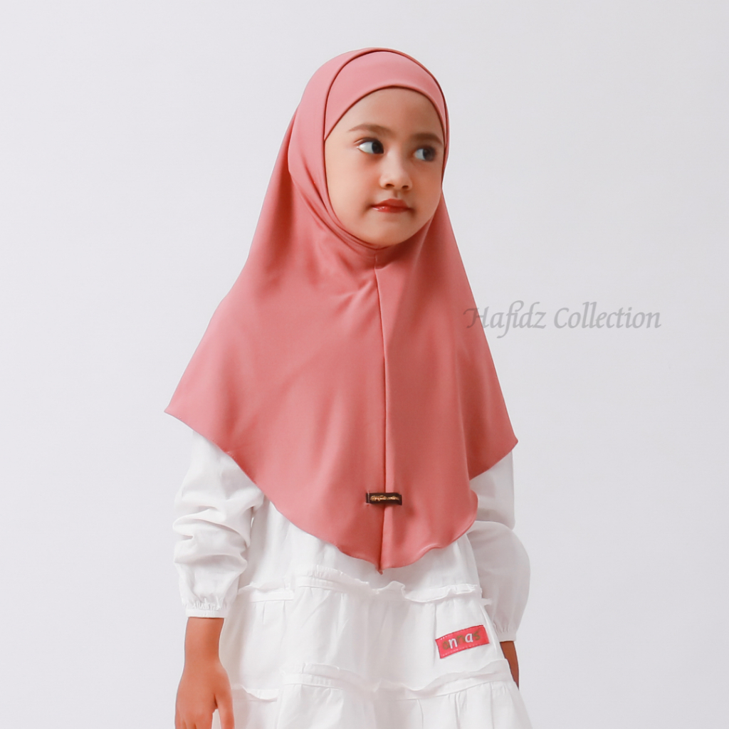Jilbab Instan Anak Bergo Polos Hijab Instan Anak TK/SD Simple Jersey Premium