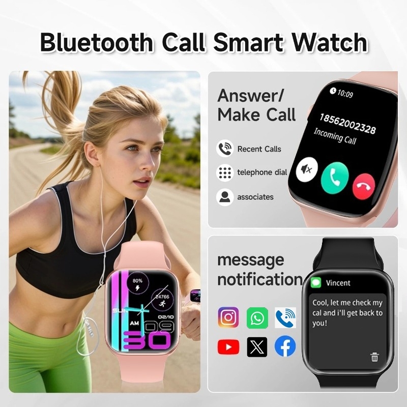TERBARU [COD] SAMSUNG Jam tangan Smartwatch Watch 11 &10Jam Pintar Olahraga Bluetooth smartwatch
