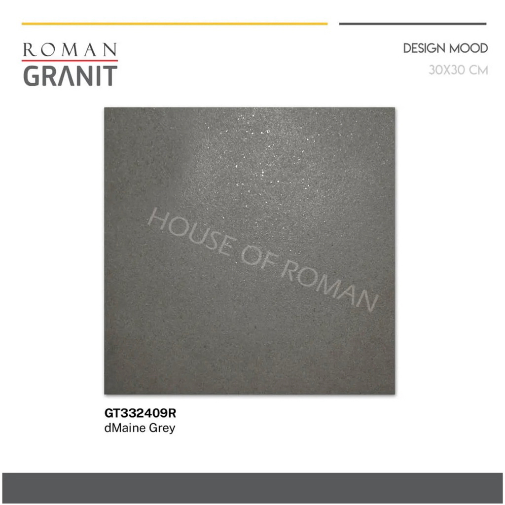 Roman granit 30x30 dMaine Grey/Granit Lantai Kamar Mandi Basah/Ubin Kamar Mandi Kasar