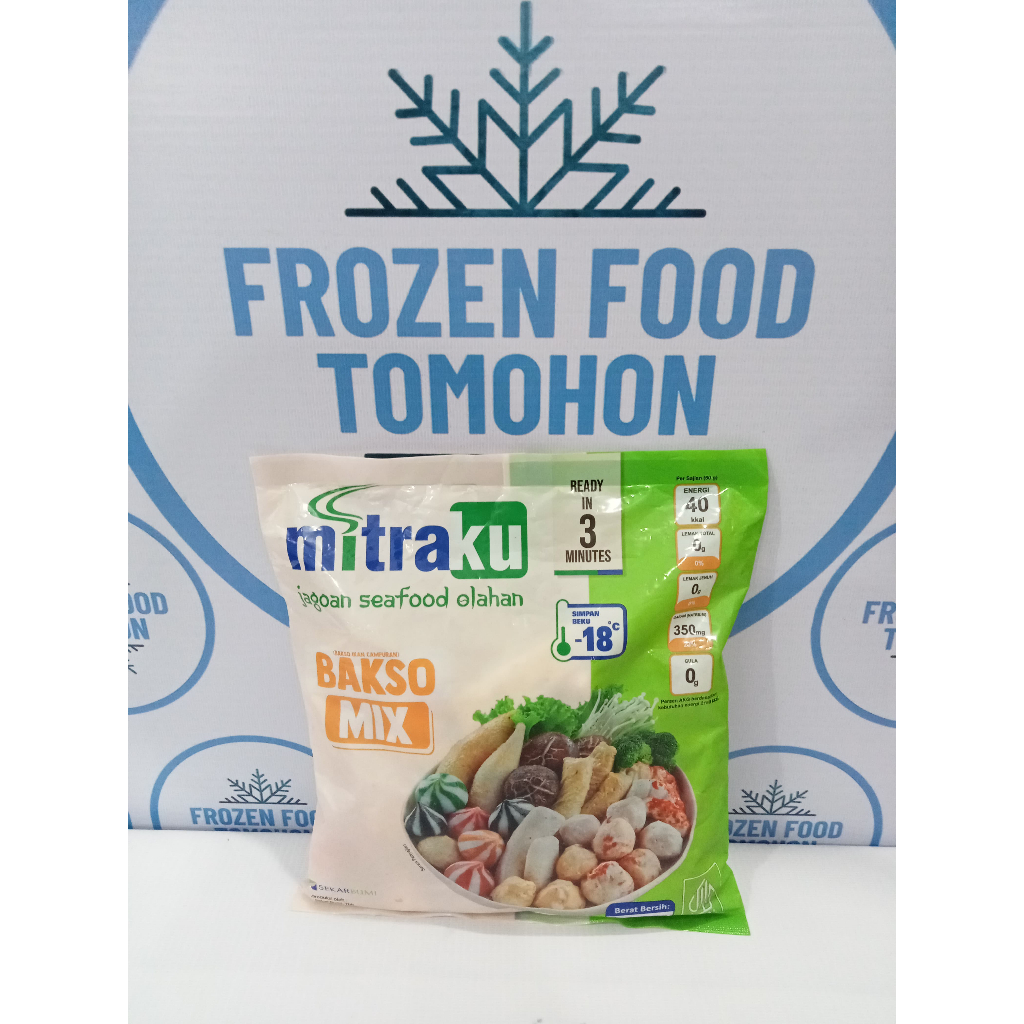 Mitraku Bakso Mix 500gr - Frozen Food Tomohon