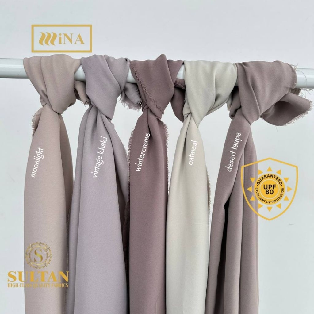 Kain Abaya Sultan MINA Anti-UV NEW COLOR 50 CM