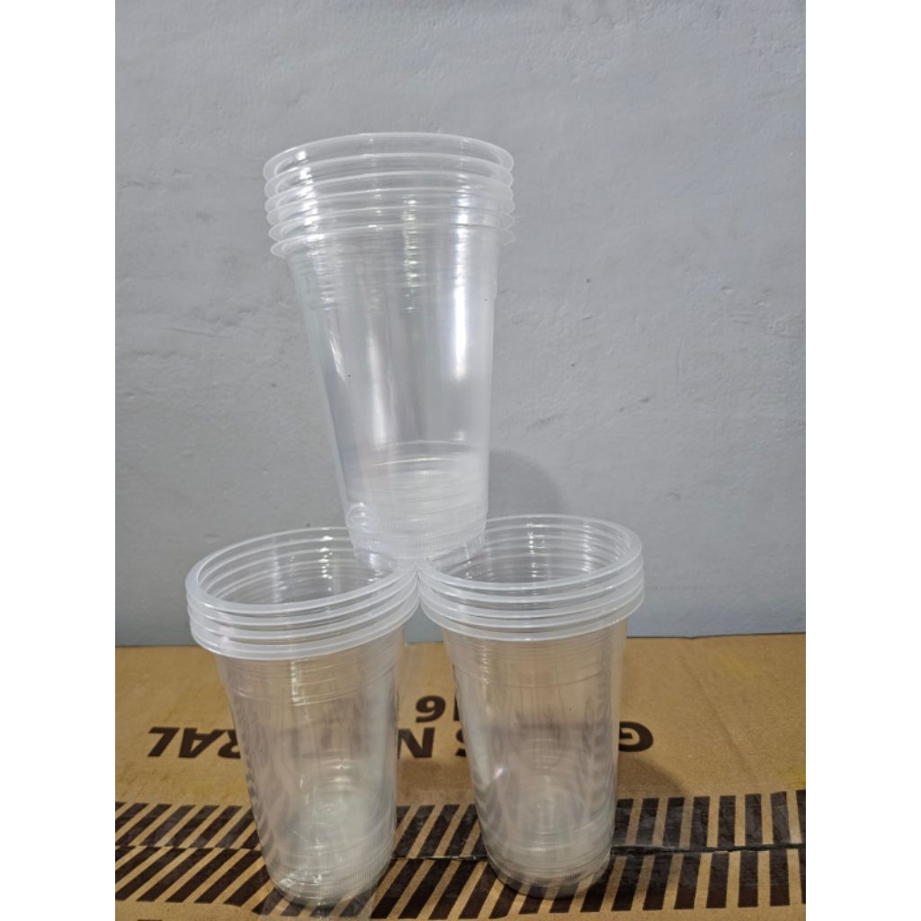 GELAS PLASTIK 16OZ DATAR