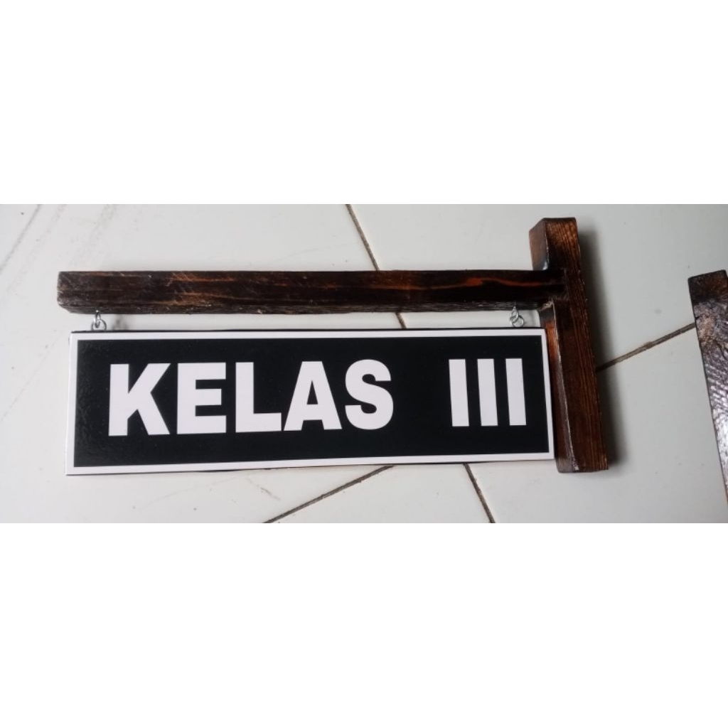 Gantungan Papan Nama Kelas Sekolah Papan Ruang Kelas Pembatas Ruangan Papan Nama Stiker Petunjuk Rua
