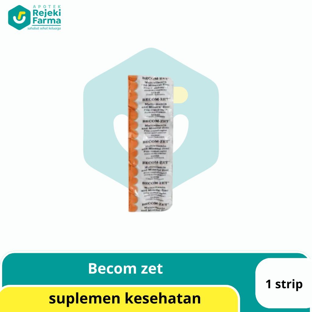 Becom-Zet 1Strip Suplemen Multivitamin Dan Mineral