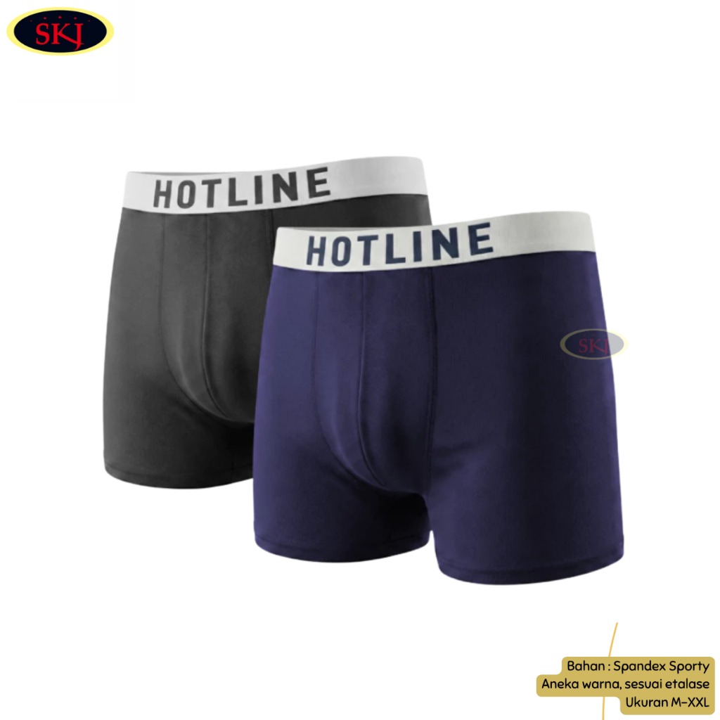 [ISI 2] Celana Dalam Pria HOTLINE 880 Ukuran M-XXL / Pakaian Dalam Pria