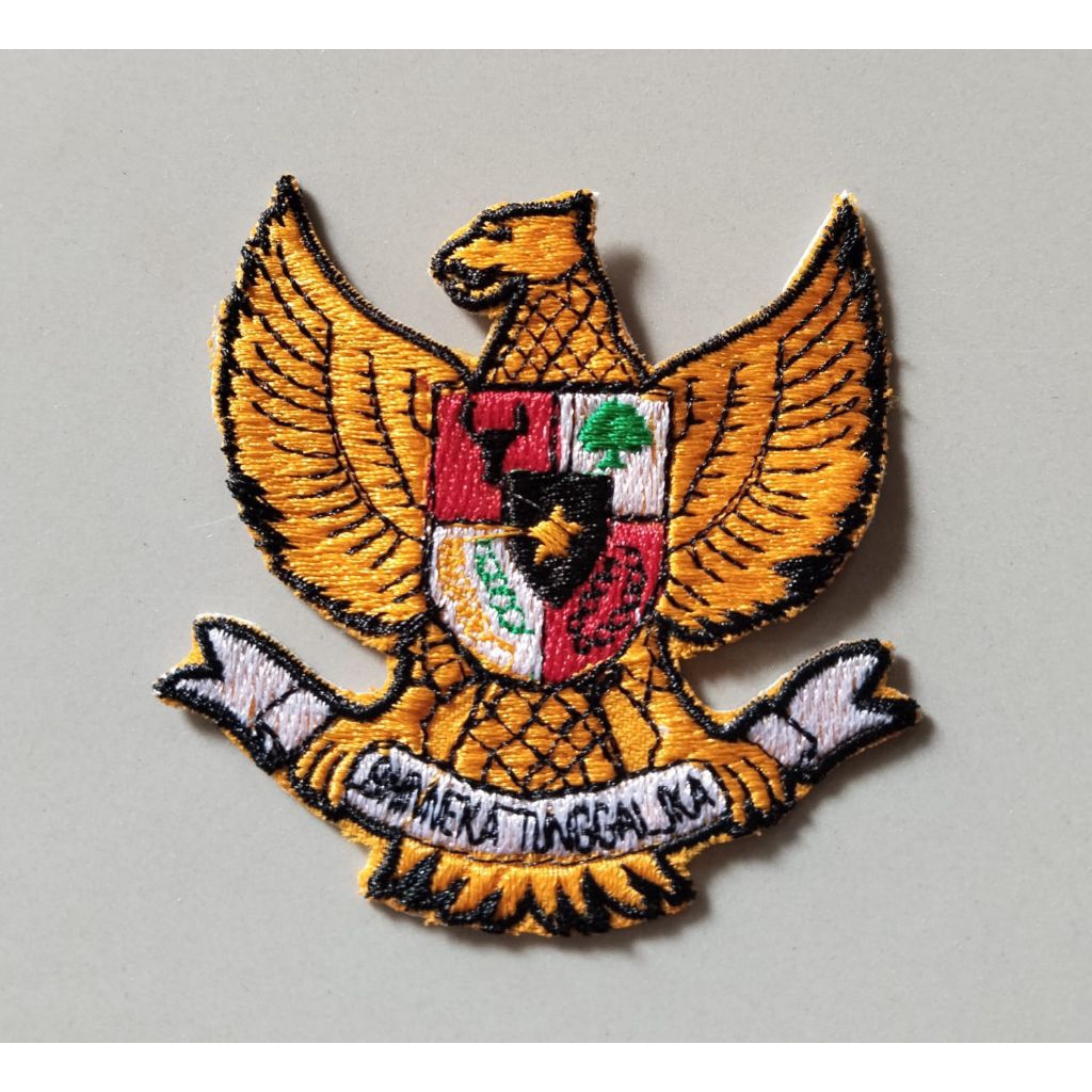 Logo garuda bordir, badge garuda bordir