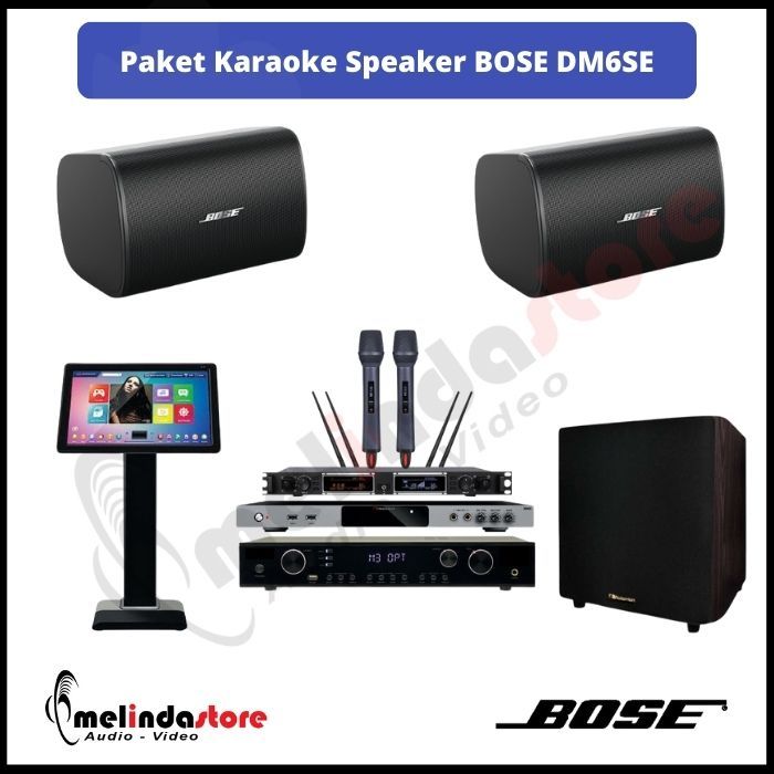 Paket Karaoke dan Home Theater Speaker Bose DM6SE