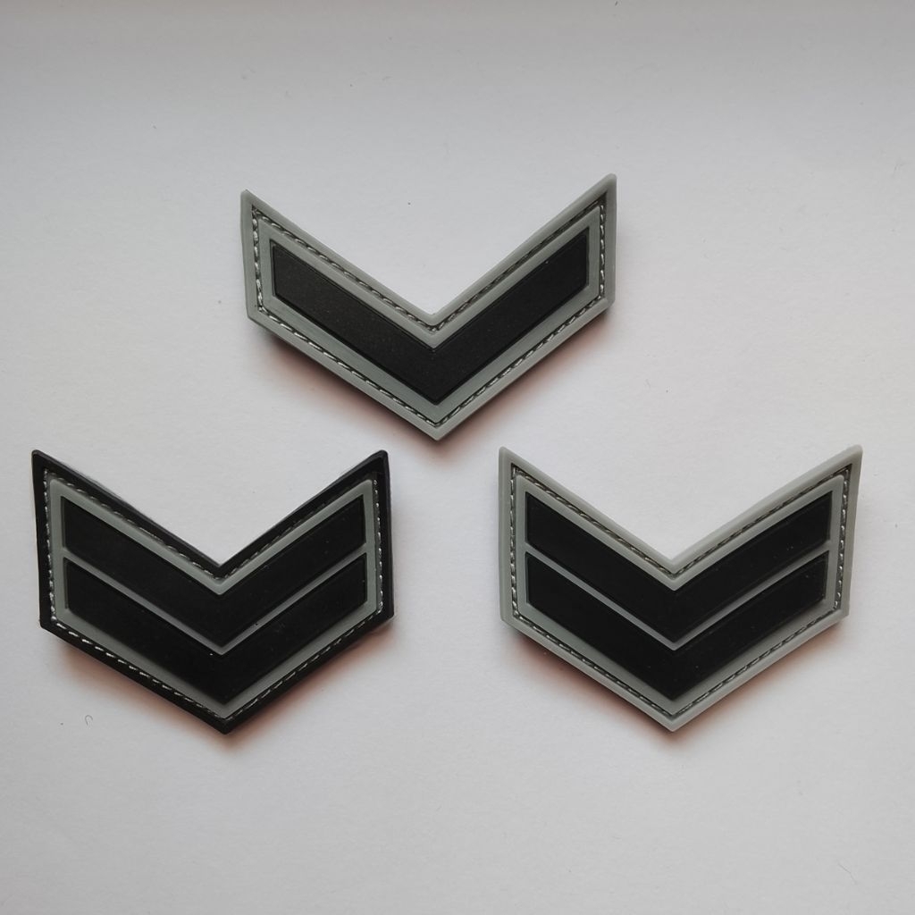PANGKAT TNI AL patch rubber 3d  tempelan karet velcro/perekat kretekan karet