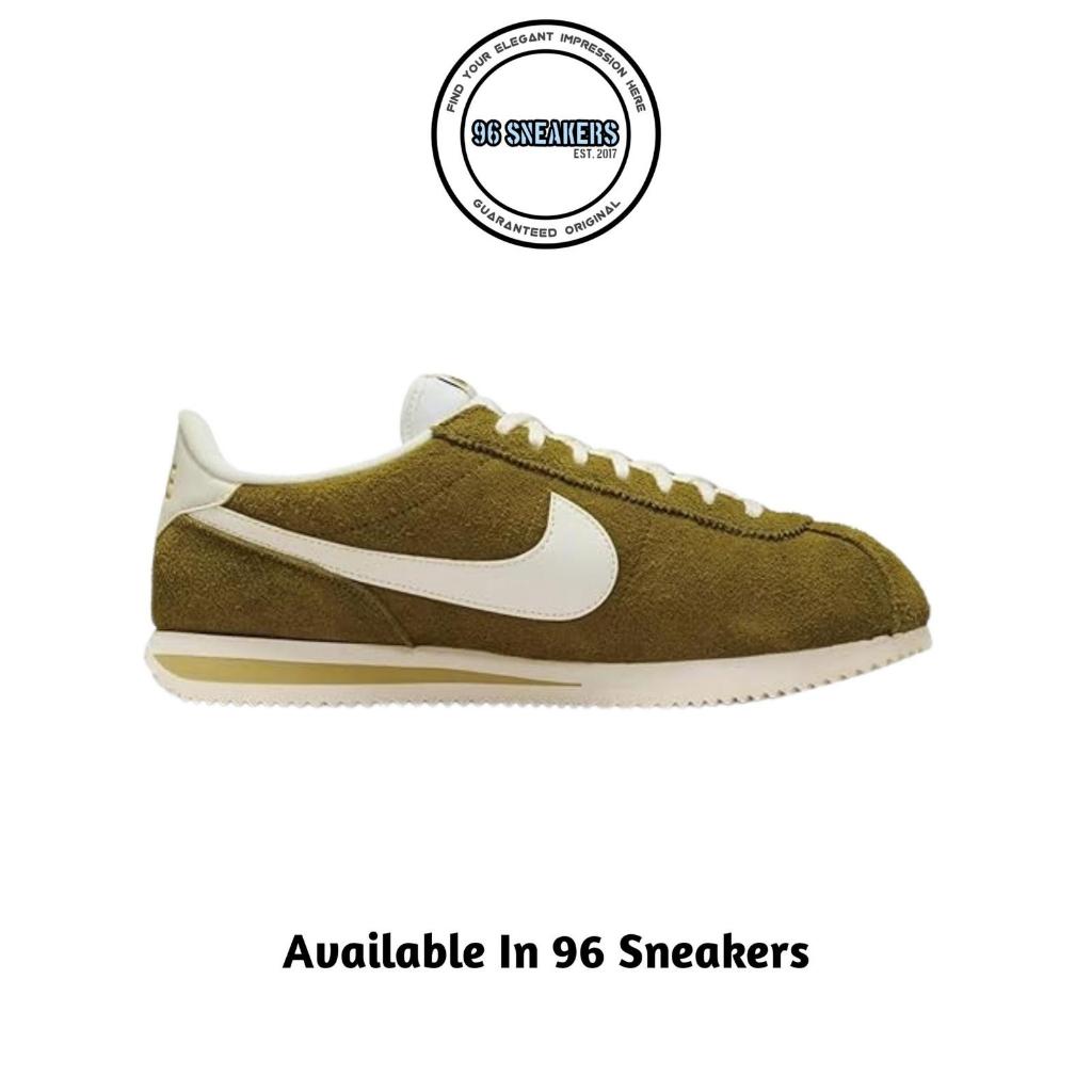 Sepatu Sneakers Pria Nike Cortez SE Suede Pacific Moss Infinite Gold (HF3142-300) ORIGINAL