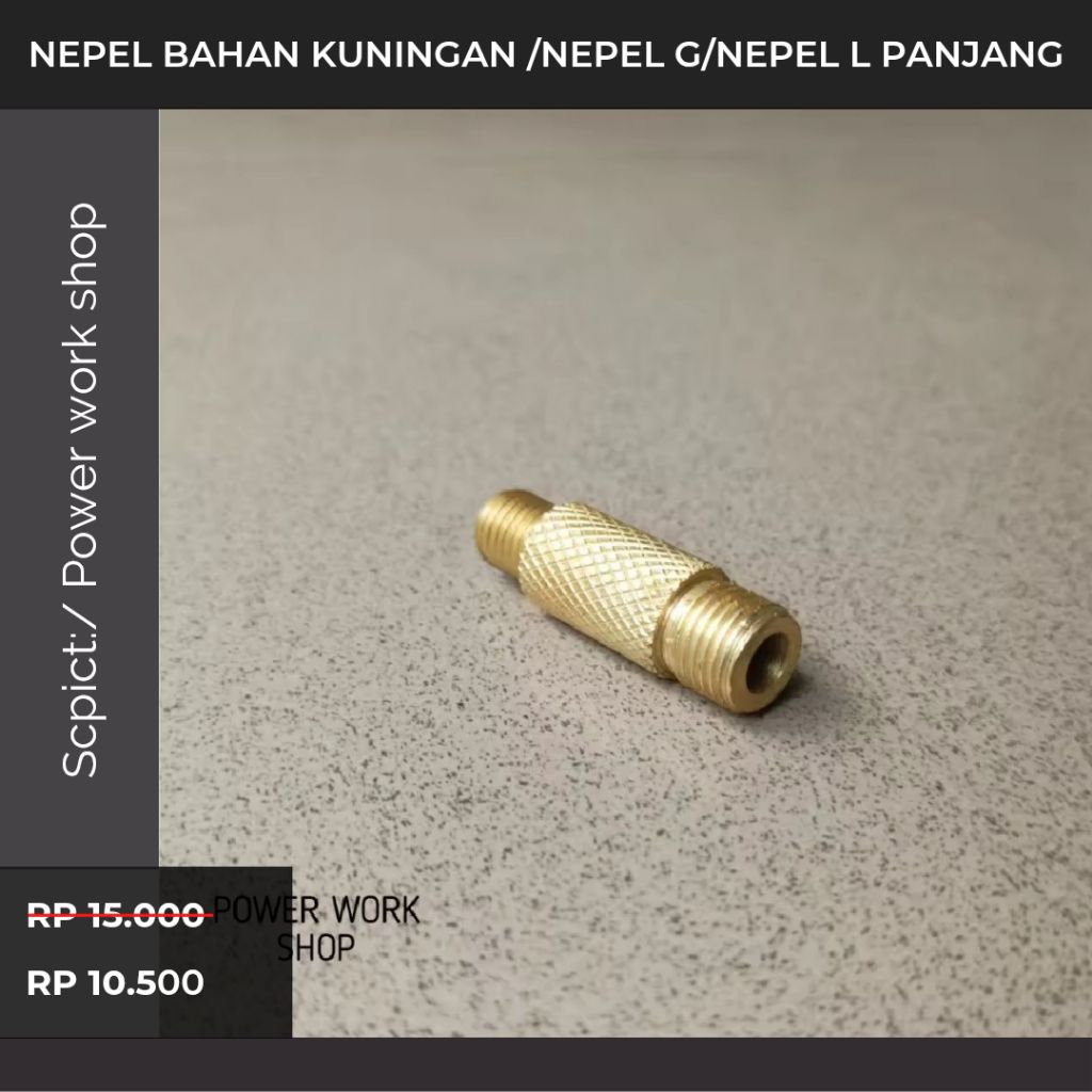 Promo  Nepel bahan kuningan /Nepel G/Nepel L panjang