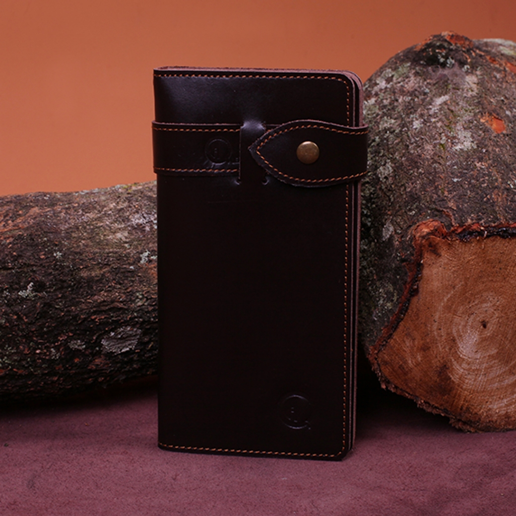 KF00 KICKERS - Dompet Panjang Lipat 8 Slot Kartu Koin Kulit Asli 100% Pria Cowok Praktis