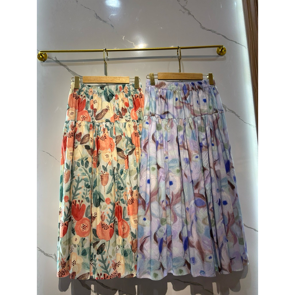 rok bangkok motif bunga