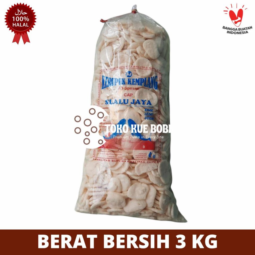 KERUPUK IKAN KEMPLANG PALEMBANG 1 BAL BERAT BERSIH 3 KG