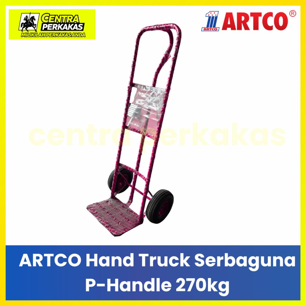 ARTCO Hand Truck P-Handle 270kg Original - Troli Barang Besi Dua Roda