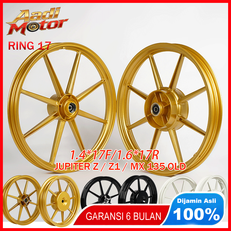 VELG Racing BIKINGBOY PALANG 8 RING 17 Jupiter Z New/Z1/Burhan MX 135 Old Vega R/Rr/Zr New (Tromol B