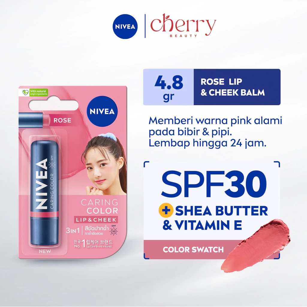 CHERRY BEAUTY | NIVEA Lip Balm Caring Color