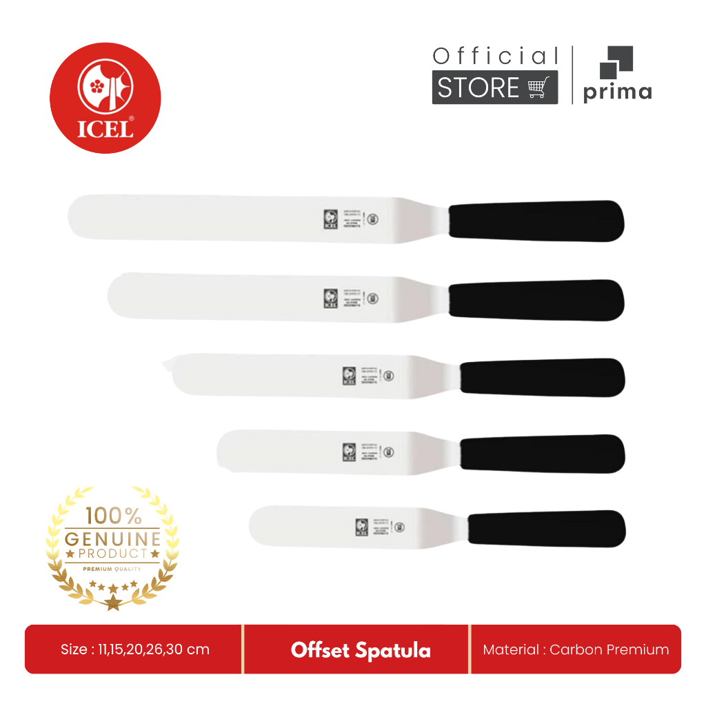 Pisau Oles Pisau Pallet | Offset Spatula Black PP - ICEL