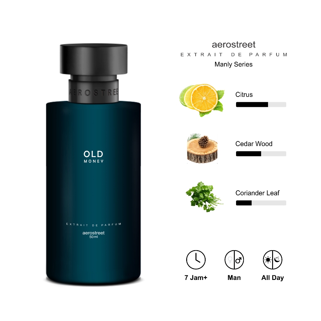 Aerostreet Parfum Manly Old Money - Extrait De Parfum PF007