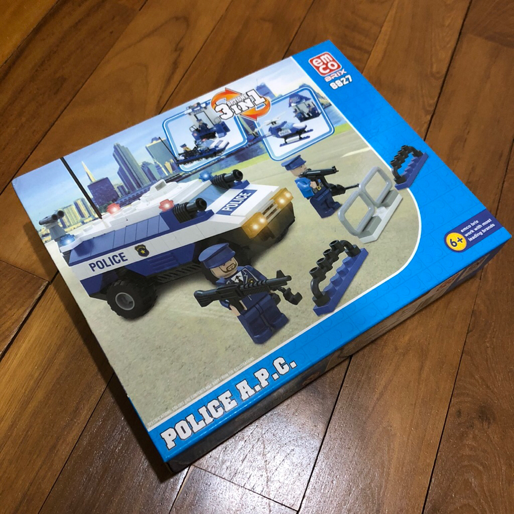 Emco Brix Police APC 8827 mainan anak blok brick