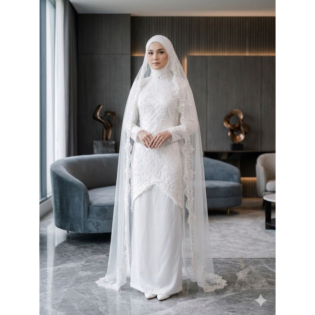 gaun pengantin Malaysia melayu gaun akad gaun walimah wedding dress gaun melayu gaun pengantin melay