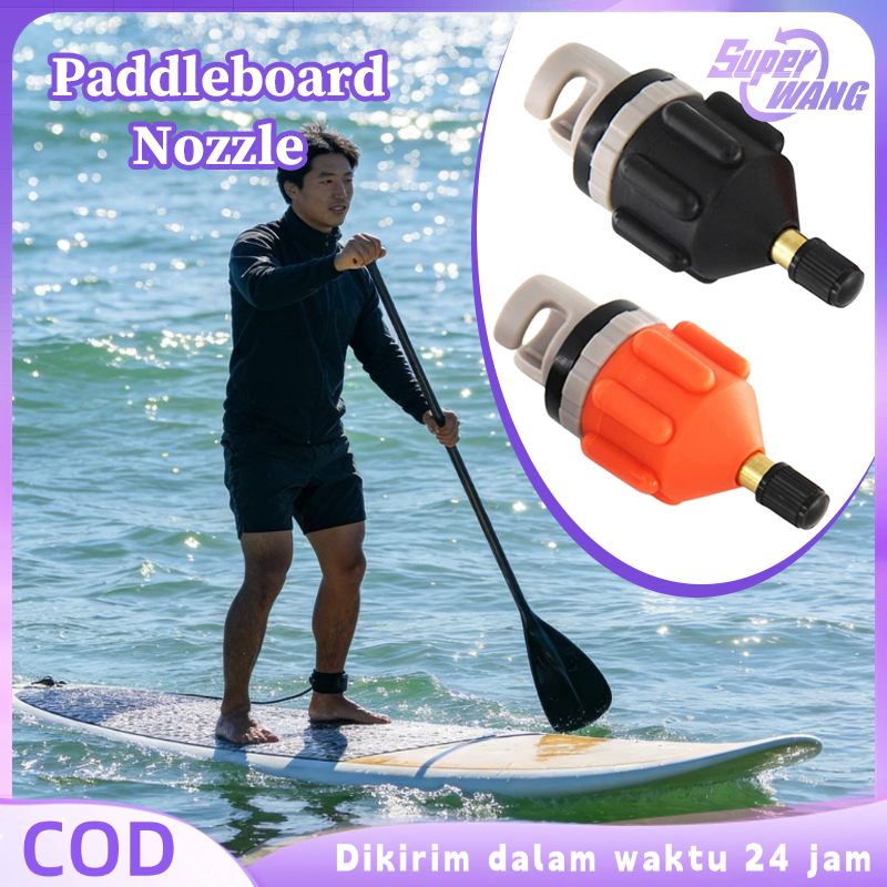 Adaptor Pompa Perahu Karet Adaptor Valve Pengisian Angin Katup Pompa Angin Sup Untuk Kayak
