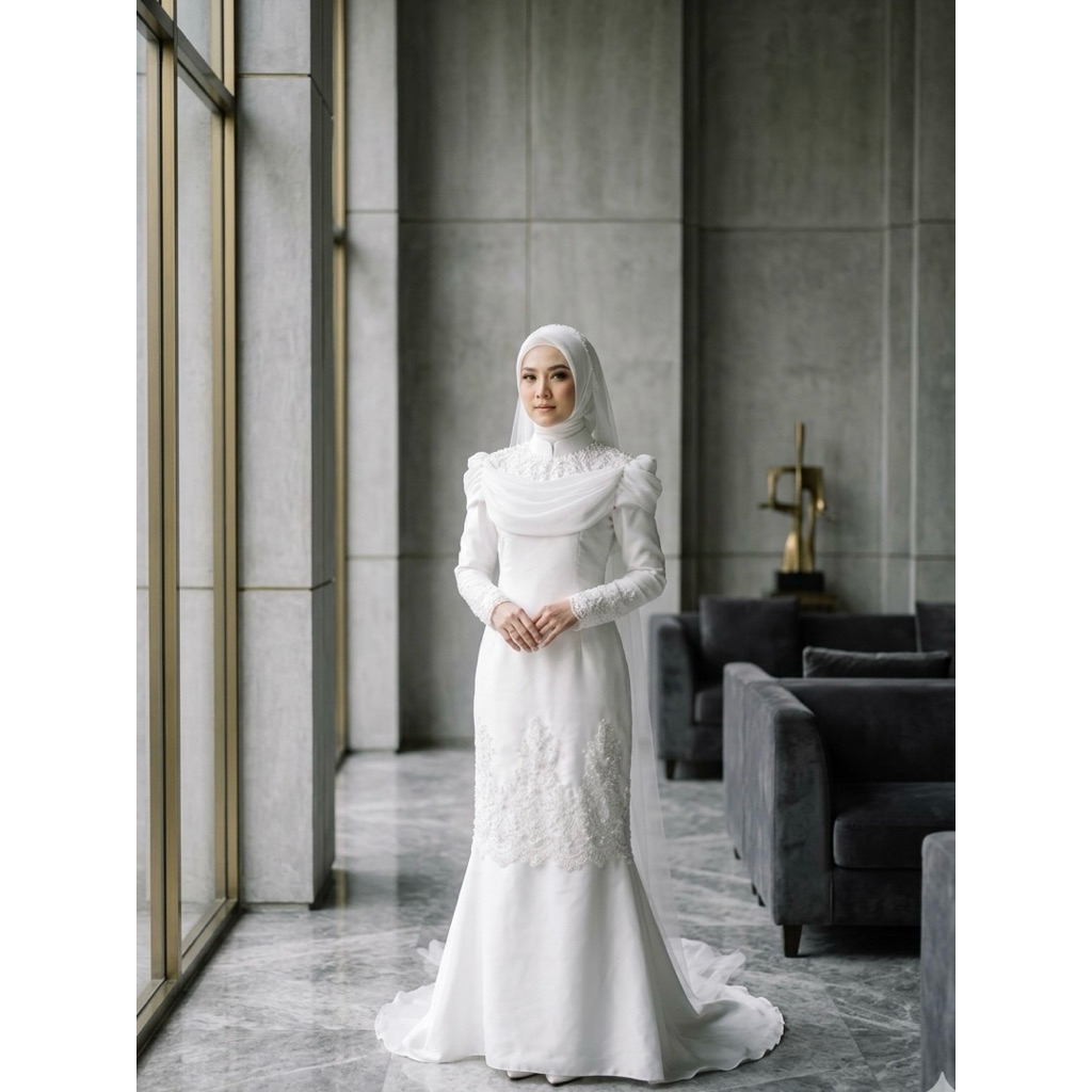 gaun pengantin malaysia melayu gaun akad gaun walimah wedding dress