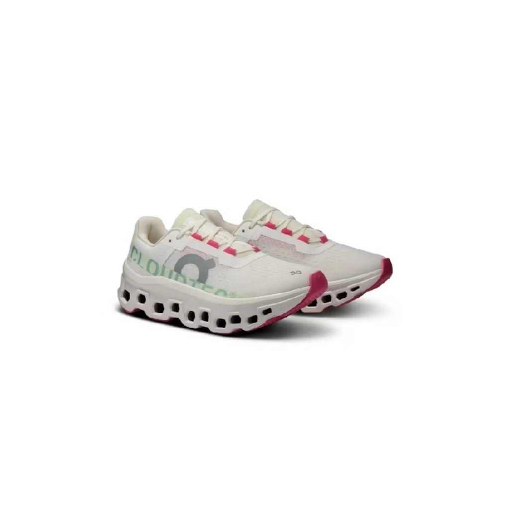 Sepatu Running OC CLOUD MONSTER White Pink Lima