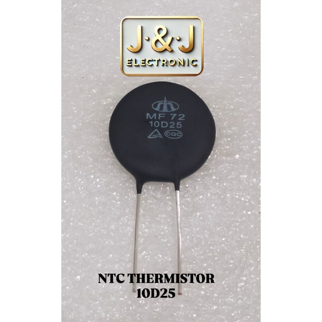 NTC MF72 10D25 ORIGINAL , THERMISTOR SENSOR SUHU NTC 10D25 ORIGINAL