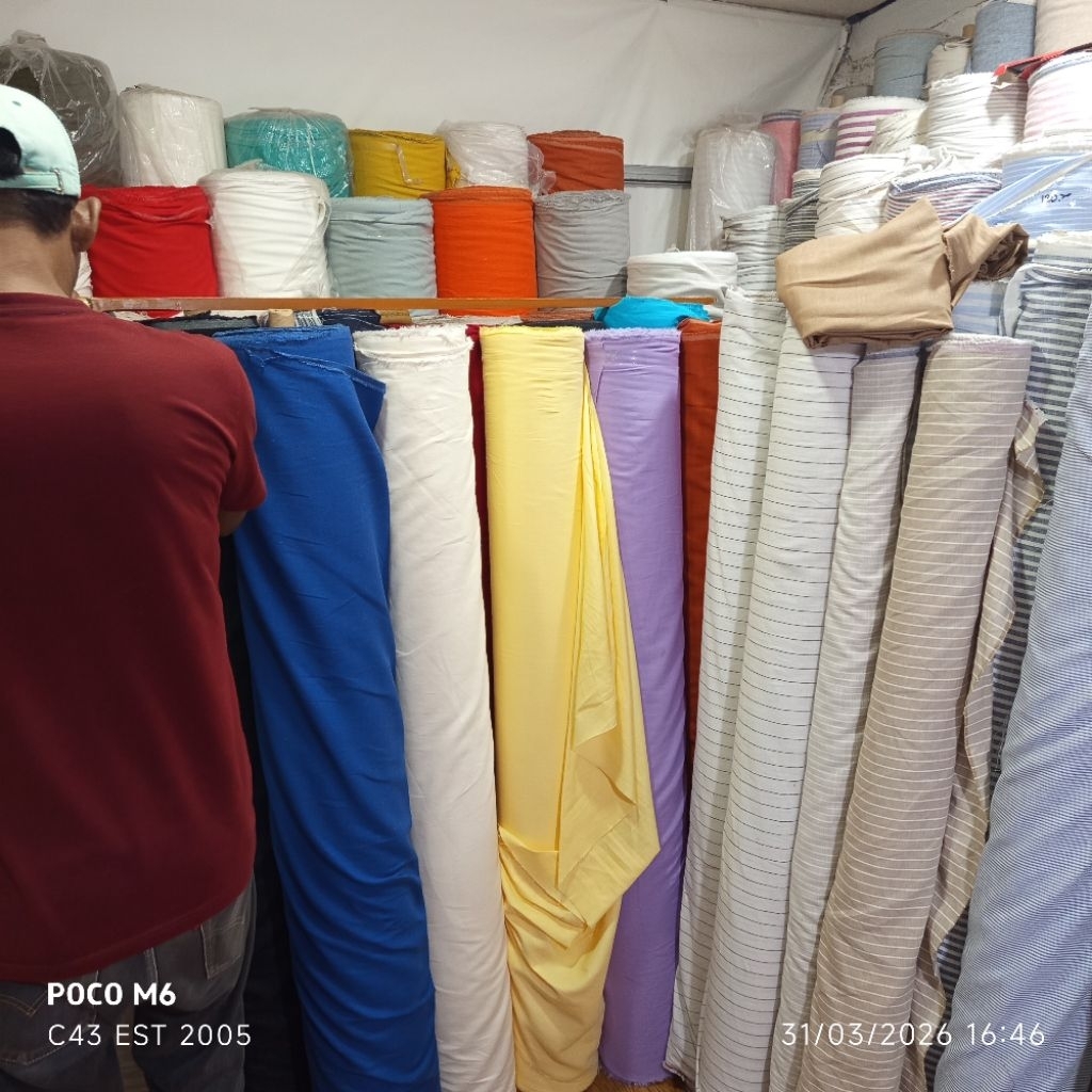 HARGA/0,5 M - KATUN LINEN - LINEN BARBIS - BAHAN LINEN PREMIIUM - KAIN LINEN - KAIN LINEN TEBAL
