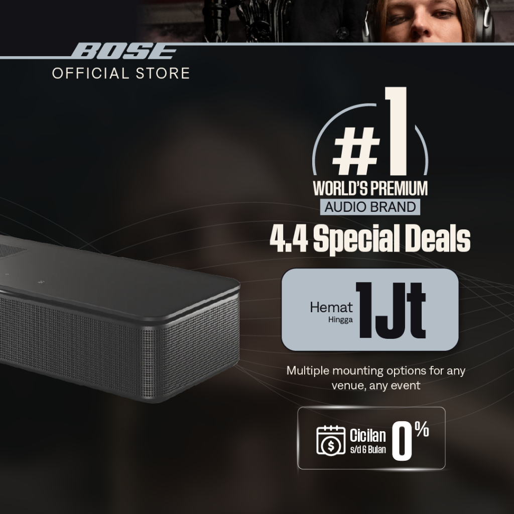Bose Smart Soundbar with Dolby Atmos for Premium Home Theater