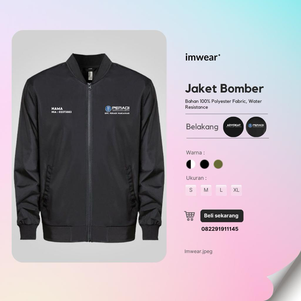 Jaket Bomber Advokat