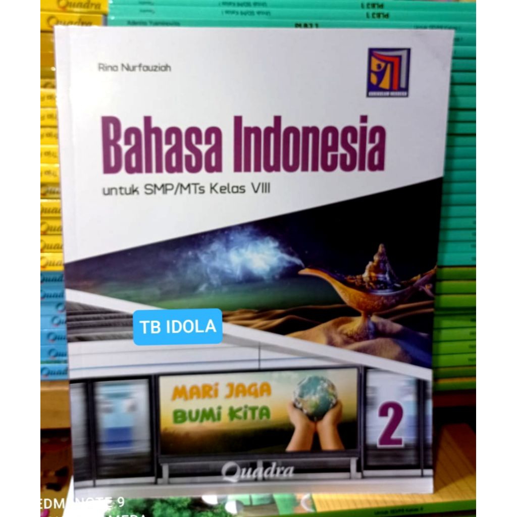 Buku Bahasa Indonesia Kelas 8 SMP Kurikulum Merdeka Quadra