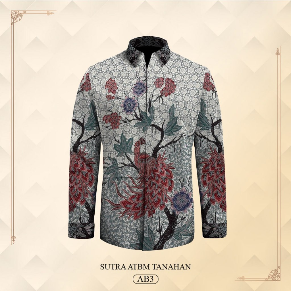Kemeja batik tulis asli batik pria lengan panjang jumbo xxxl pria  batik anak muda Kemeja batik pria