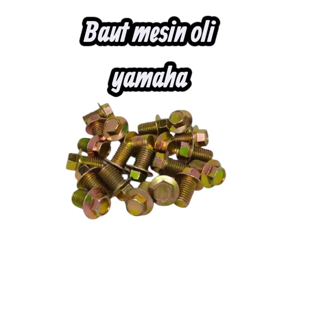 PAKET 500PCS /BAUT TAP OLI Yamaha / BAUT TAP OLI MIO NMAX AEROK [ M12x15 ]