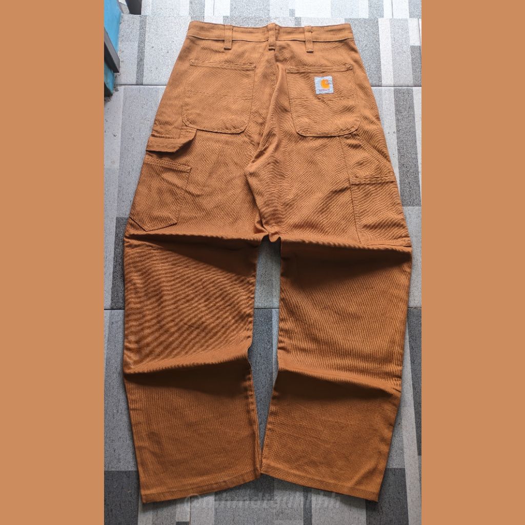 Carhartt Double Knee Carpenter Pants Hamilton Brown Coklat Workwear Streetwear