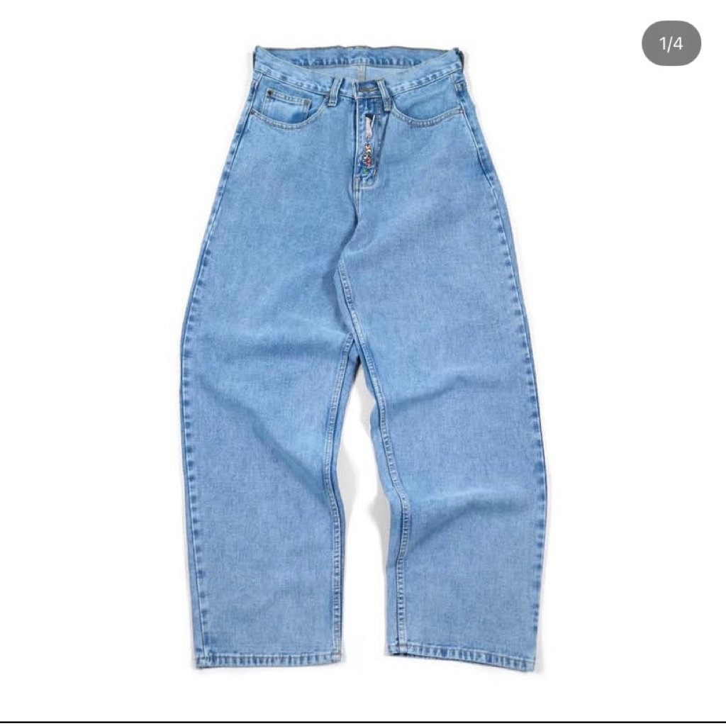 Denim Pants Ginna Strike Light blue thanksinsomnia