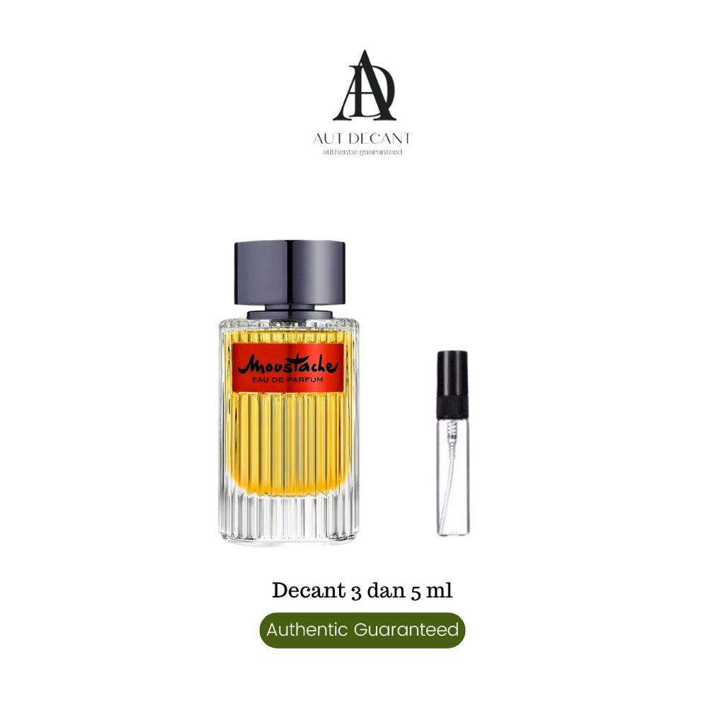 Parfum Rochas Moustache EDP Decant share in jar travel size 3 ml dan 5 ml