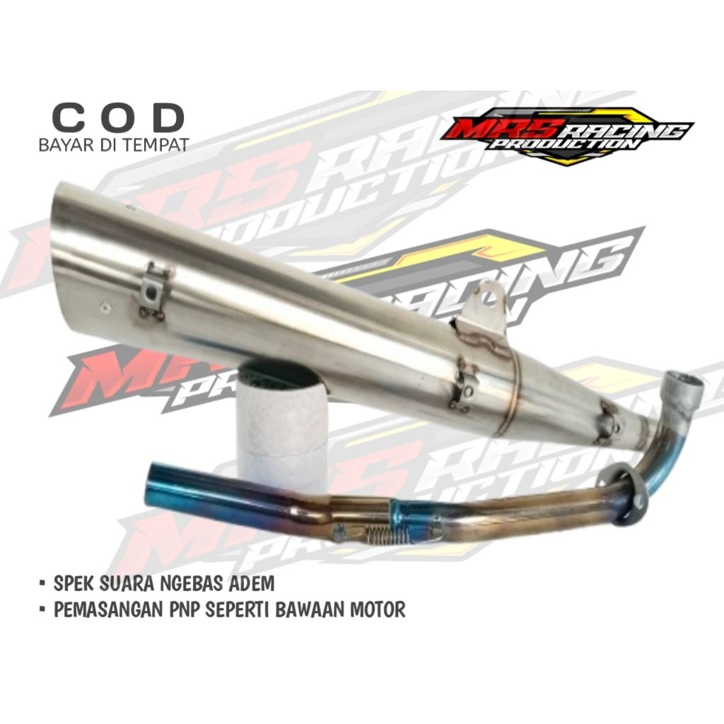 KNALPOT TSUKIGI STANDAR RACING KHARISMA KIRAna 125 SUPRA X 125D ASTREA GRAND C70 LEGENDA