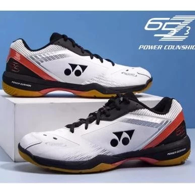 FLASH SALE Sepatu Badminton YONEX SHB 65 Z3 WHITE RED POWER CUSHION SHB65 Z 3 KME MEX WEX