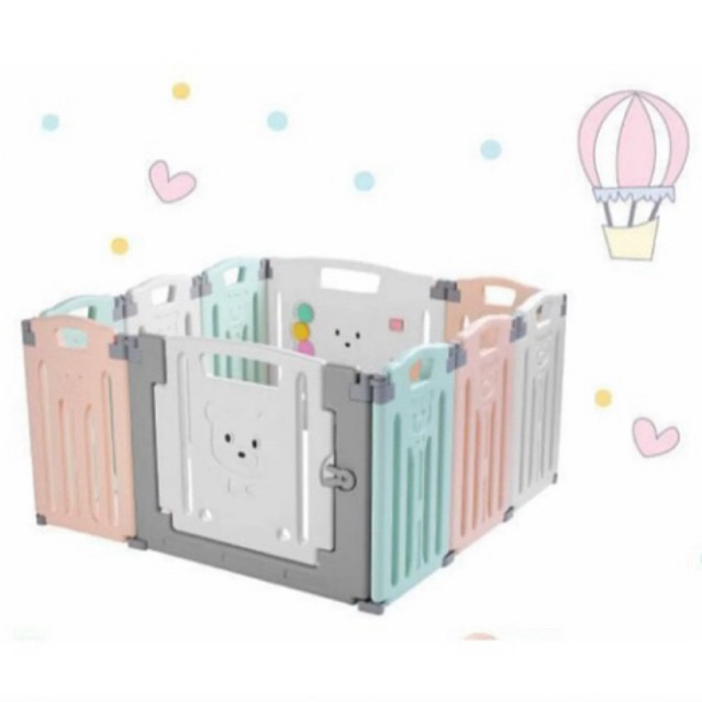 PRELOVED PARKLON FENCE FOLDING PAGAR PENGAMAN BAYI KOREA BPA FREE