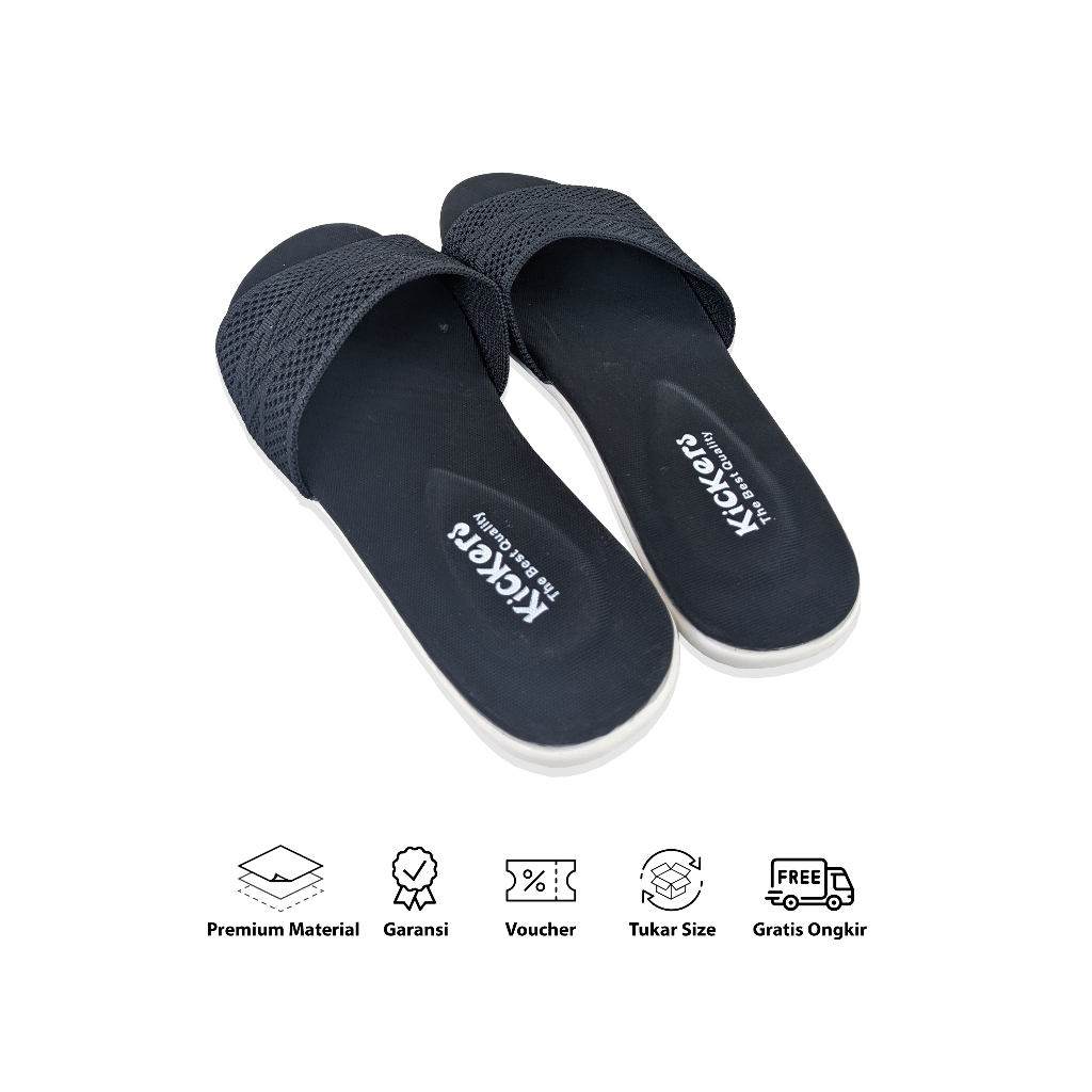 Sandal Taplek Wanita Rajut Kickers Terbaru