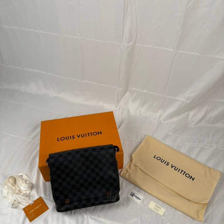 Louis Vuitton Damier Graphite District PM Messenger Bag