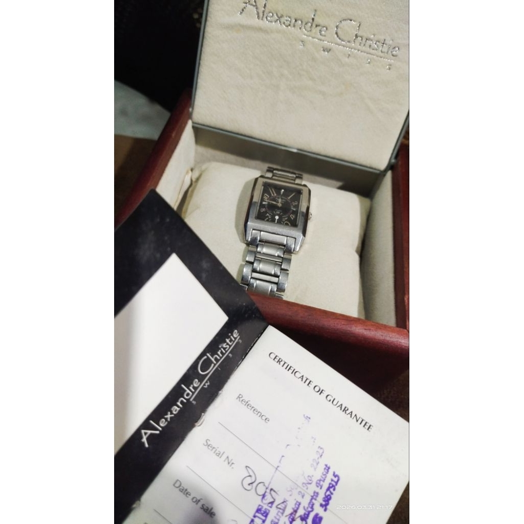 preloved jam tangan wanita AC (analog)