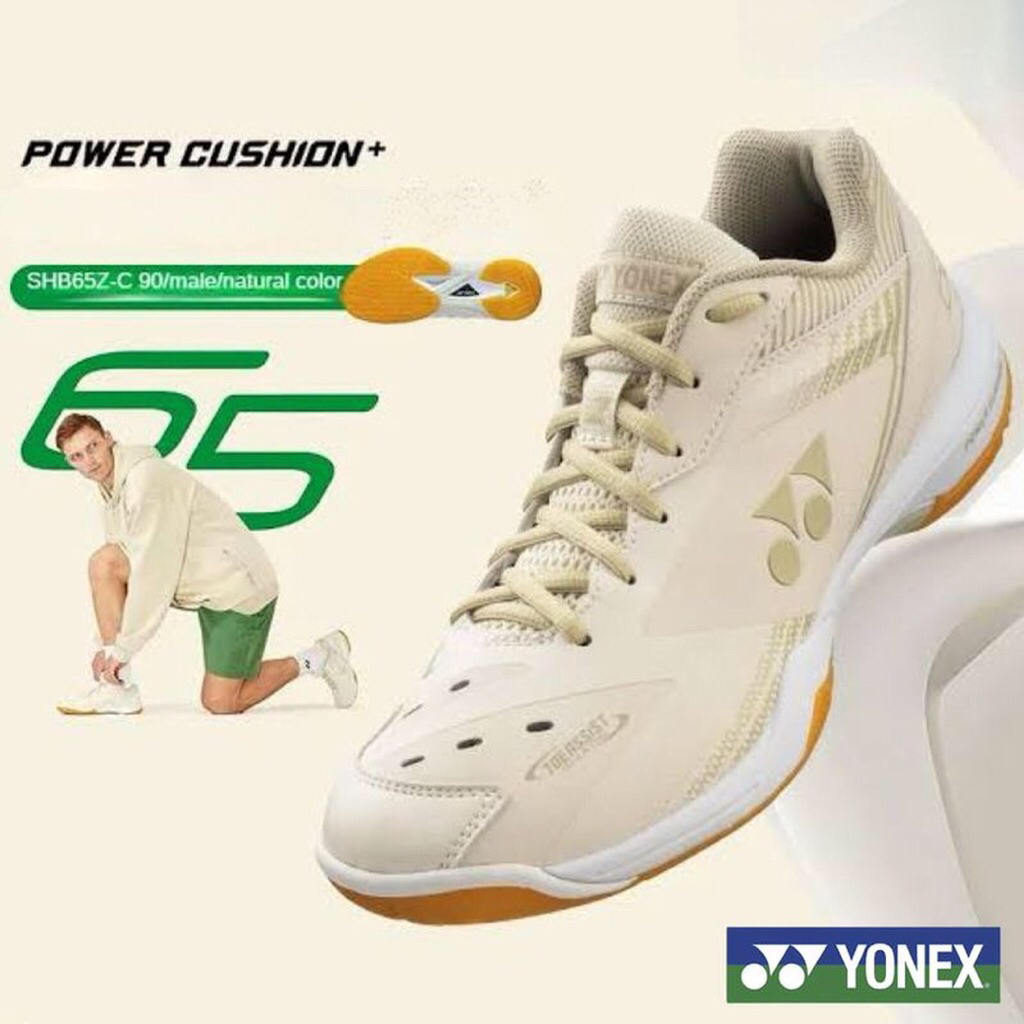Sepatu YONEX Power Cushion 65Z C-90 Men’s Natural (Limited Edition) Badminton
