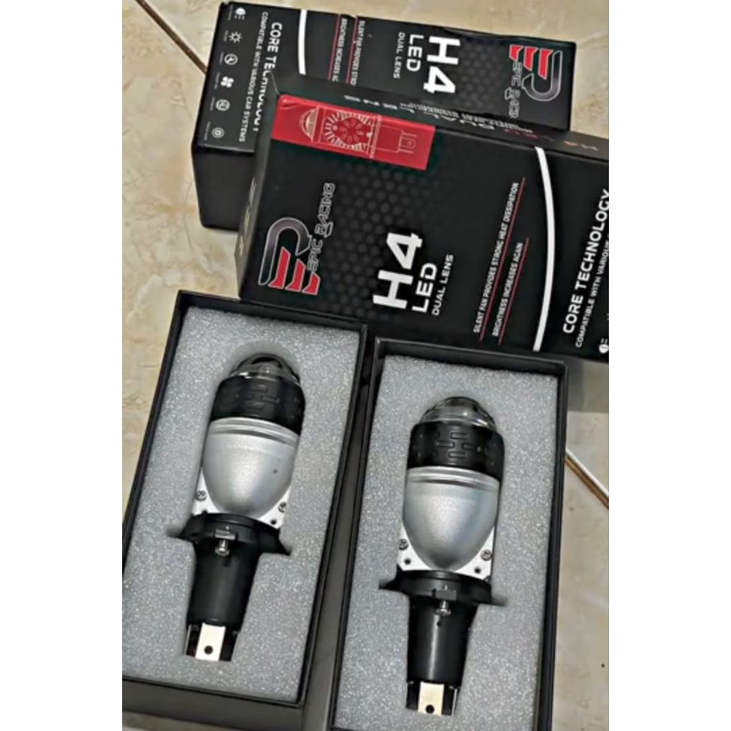 Lampu mini biled H4 AES ICC