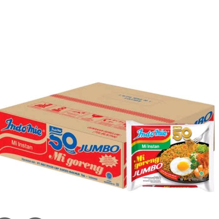 Indomie Mi Goreng Jumbo 1 Dus Isi 24 pcs Mie Instan Goreng Jumbo Hemat Stok Warung Best Seller