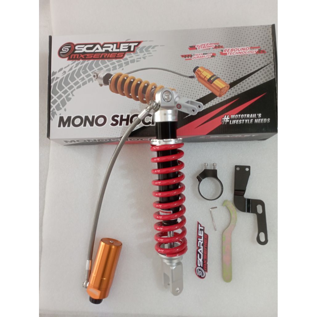 Shock Scarlet KLX 150L Per Red Tabung Original Scarlet Racing