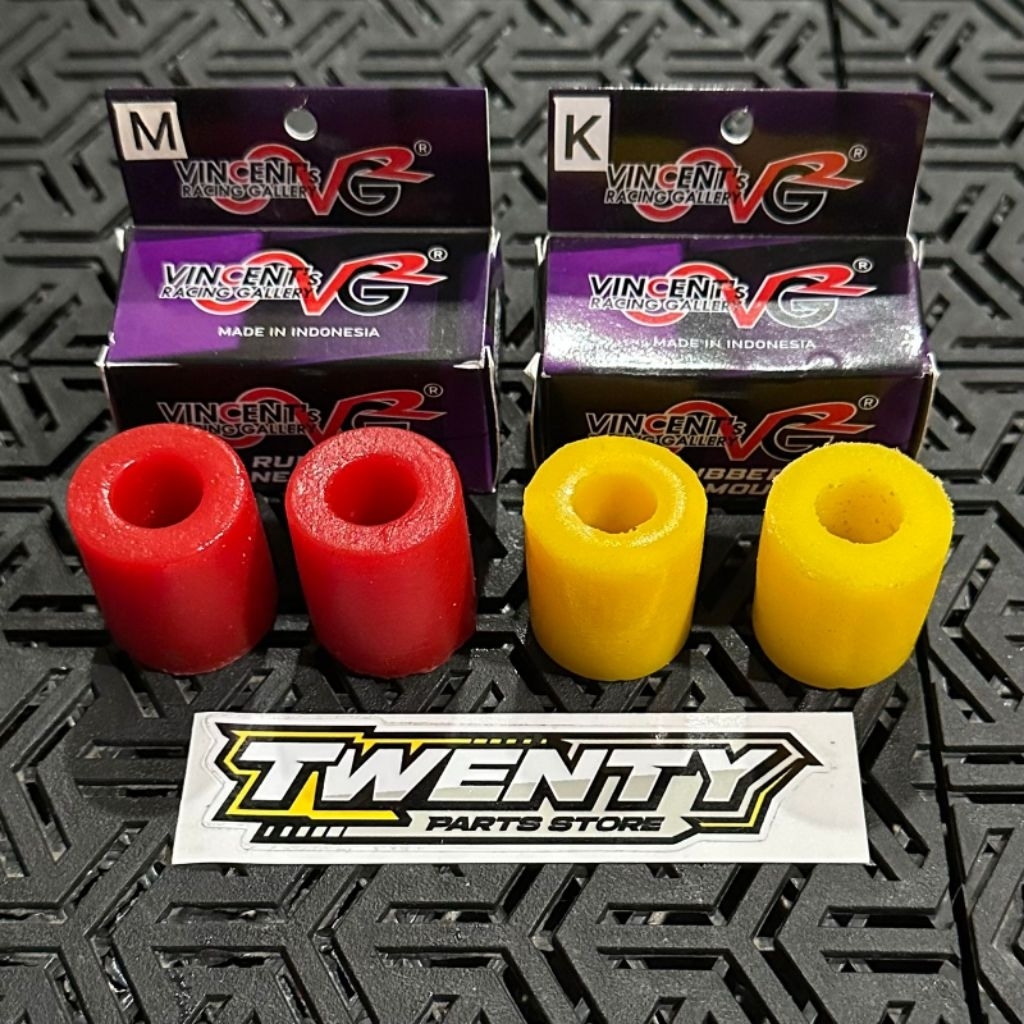 KARET ENGINE MOUNTING VRG YAMAHA MIO SPORTY/SMILE-MIO SOUL-FINO-NOUVO ORI ORIGINAL VINCENT RACING GA